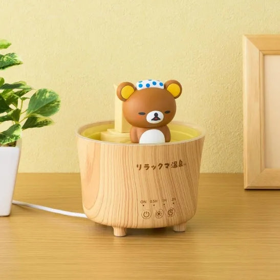 산엑스 리락쿠마 온천 룸라이트 가습기 습도조절 인테리어 소품