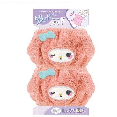 산리오 캐릭터즈 윙크 세안밴드 손목밴드 물흘러내림 방지 젖음방지