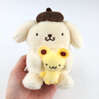 산리오 미니 마스코트 인형 친구와 함께