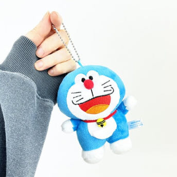 도라에몽 스탠다드 마스코트 앉은뱅이 인형 키홀더 열쇠고리 키링