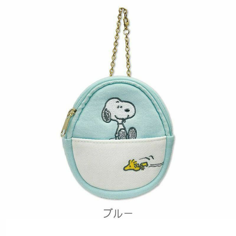 스누피 TAMAGO 소품 미니 화장품 파우치 아이보리