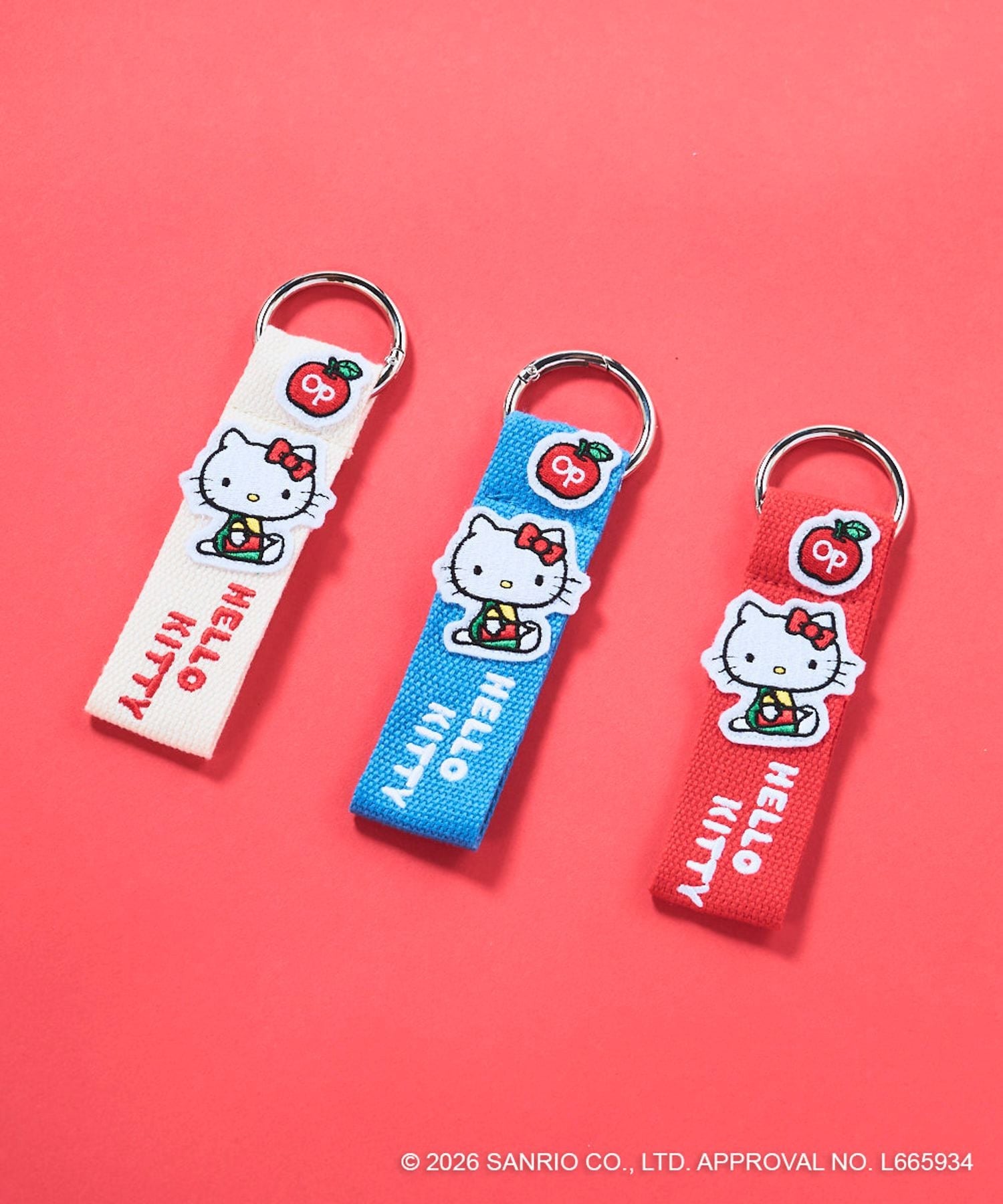 and ST 공식몰 Ocean Pacific×HELLO KITTY 워펜 백 체임 2