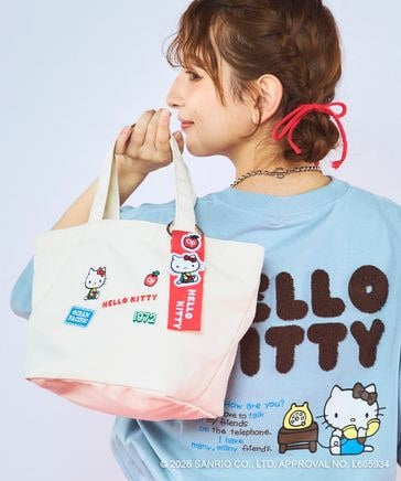 and ST 공식몰 Ocean Pacific×HELLO KITTY 워펜 백 체임 6