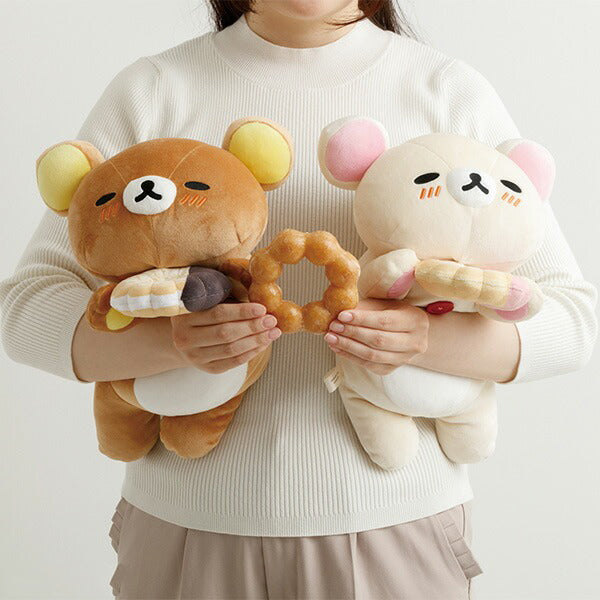 리락쿠마 X 미스터 도넛 도넛 냠냠 쿠션