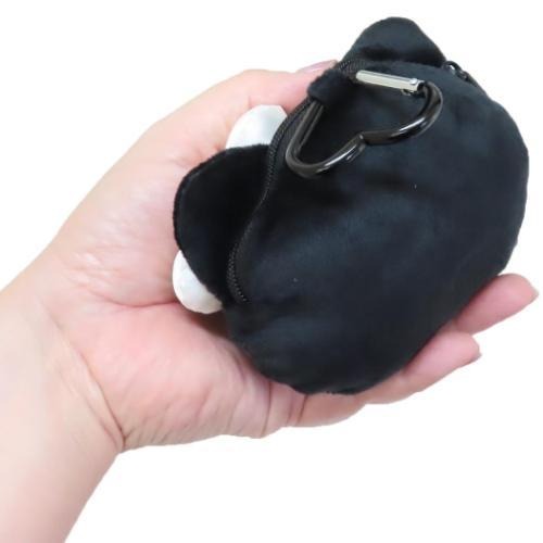 산리오 하로키티 모노크롬 인형 파우치 키홀더