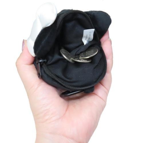 산리오 하로키티 모노크롬 인형 파우치 키홀더